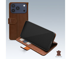 Mobilize Mobilize Leather Wallet Case voor Apple iPhone 17 Pro Max - Bruin