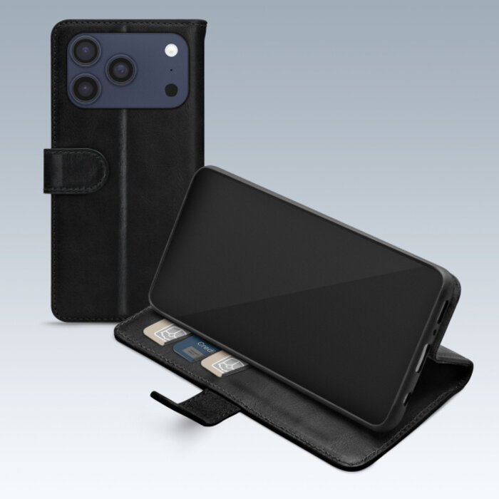 Mobilize Mobilize Premium Gelly Wallet Book Case Apple iPhone 17 Pro Max Black
