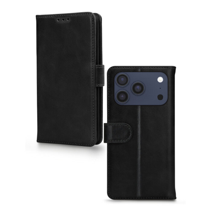 Mobilize Mobilize Premium Gelly Wallet Book Case Apple iPhone 17 Pro Max Black