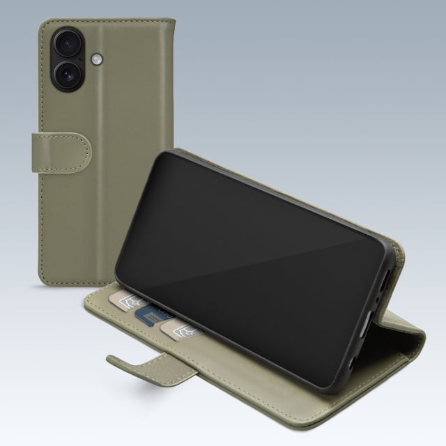 Mobilize Mobilize Premium Gelly Wallet Book Case Apple iPhone 17 - Groen