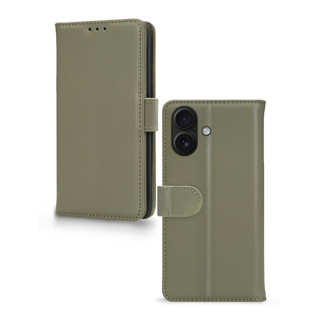 Mobilize Mobilize Premium Gelly Wallet Book Case Apple iPhone 17 - Groen