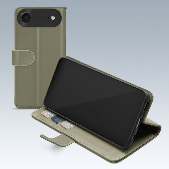 Mobilize Mobilize Premium Gelly Wallet Book Case Apple iPhone Air - Groen