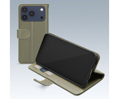 Mobilize Mobilize Premium Gelly Wallet Book Case Apple iPhone 17 Pro Max Green