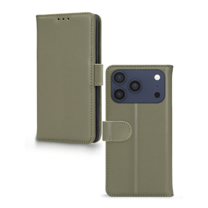 Mobilize Mobilize Premium Gelly Wallet Book Case Apple iPhone 17 Pro Max Green