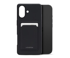 Mobilize Mobilize Rubber Gelly Card Case Apple iPhone 17 Matt Black