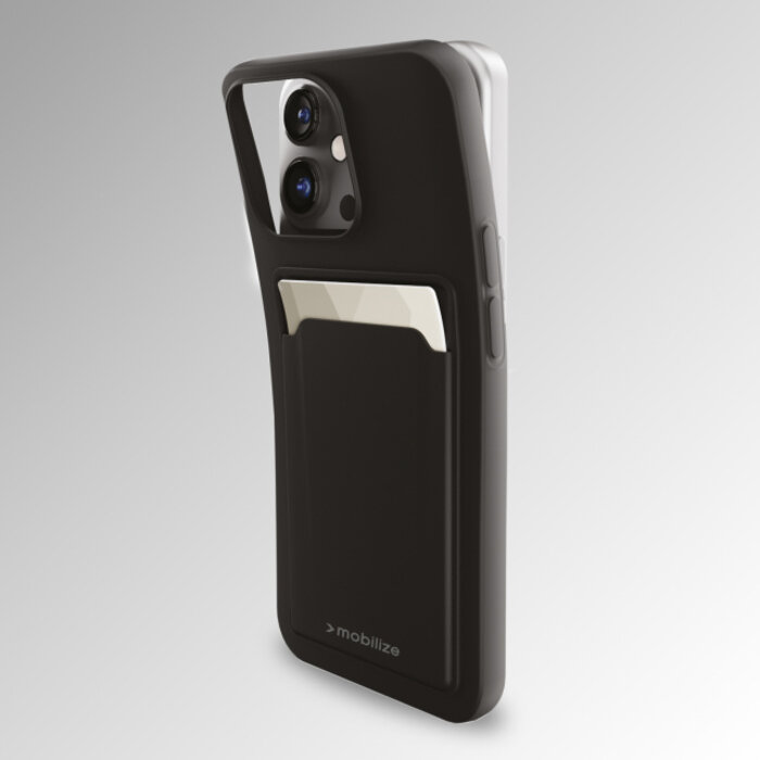 Mobilize Mobilize Rubber Gelly Card Case Apple iPhone Air Matt Black
