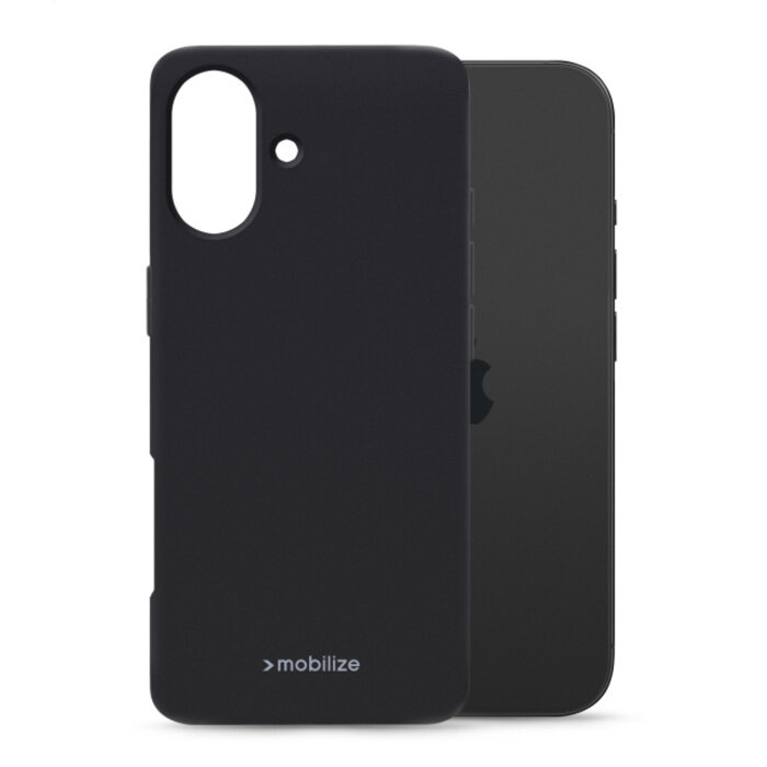 Mobilize Mobilize Rubber Gelly Case Apple iPhone 17 Matt Black
