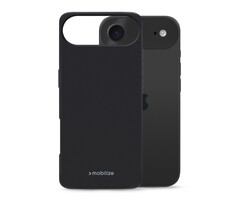 Mobilize Mobilize Rubber Gelly Case voor Apple iPhone Air - Mat Zwart