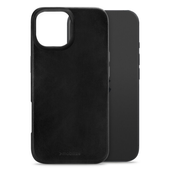 Mobilize Mobilize Magsafe Compatible Premium Leather Case Apple iPhone 17 Black