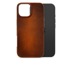 Mobilize Mobilize Magsafe Compatible Premium Leather Case Apple iPhone 17 Burned Cognac