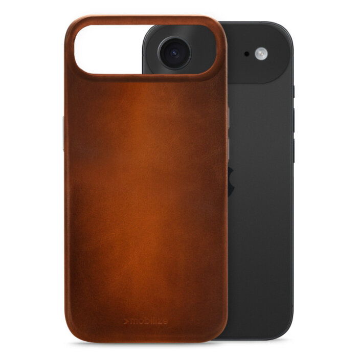 Mobilize Mobilize Magsafe Compatible Premium Leather Case Apple iPhone Air Burned Cognac