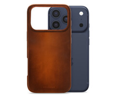 Mobilize Mobilize Magsafe Compatible Premium Leather Case Apple iPhone 17 Pro Burned Cognac