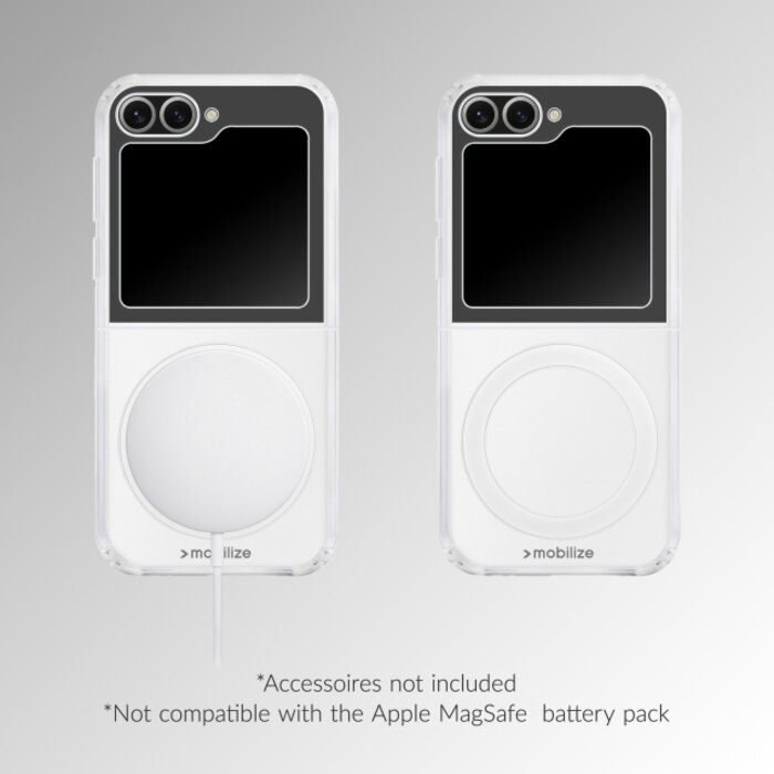 Mobilize Mobilize Magsafe Compatible Naked Protection Case for Samsung Galaxy Z Flip7 FE Clear