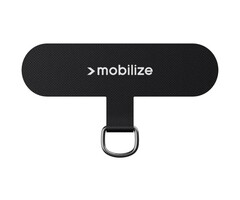 Mobilize Mobilize Nylon Patch for Lanyard 5 Pieces - Black  (with metal ring)