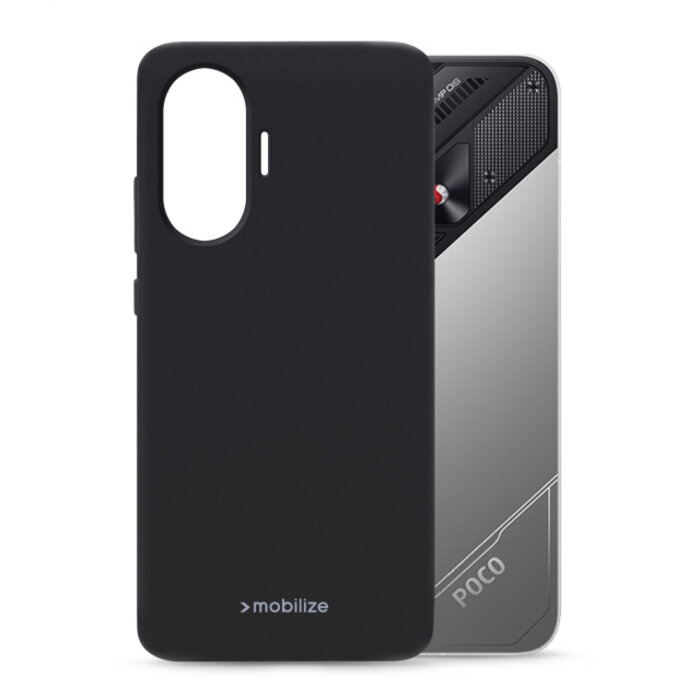 Mobilize Mobilize Rubber Gelly Case Xiaomi Poco F7 Matt Black