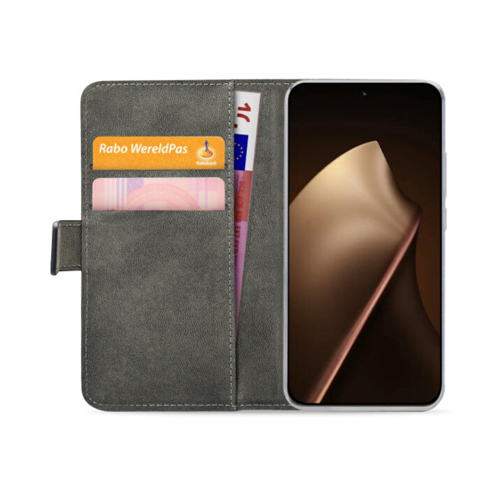 Mobilize Mobilize Classic Gelly Wallet Book Case Xiaomi 15T Pro Black
