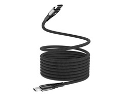 Mobilize Mobilize Magnetic Nylon USB-C naar USB-C Kabel - 2m - 100W - Zwart