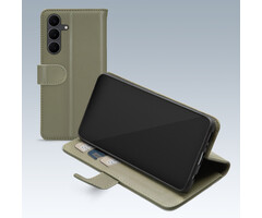 Mobilize Mobilize Premium Gelly Wallet Book Case Samsung Galaxy S25 FE Green