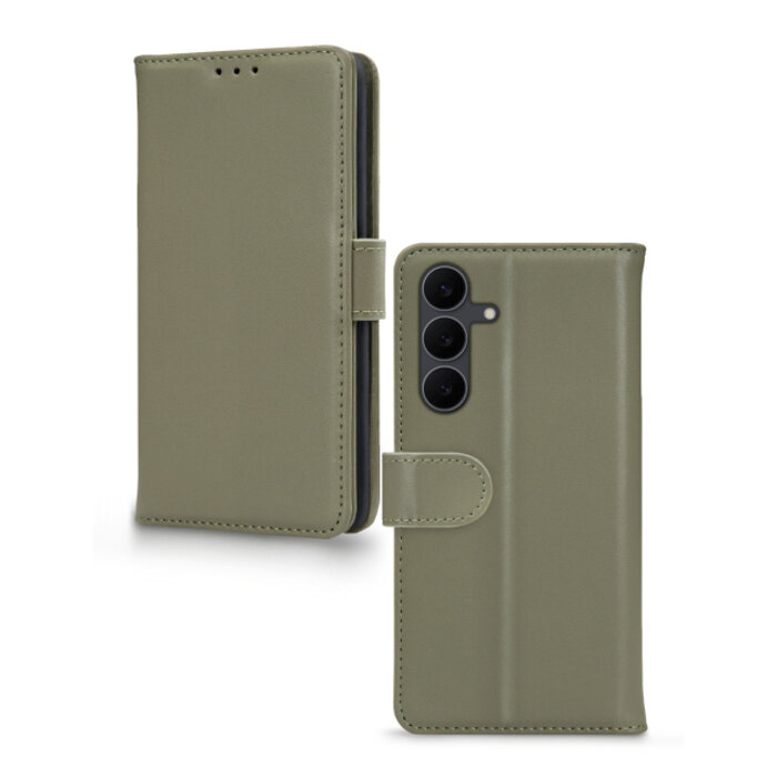 Mobilize Mobilize Premium Gelly Wallet Book Case Samsung Galaxy S25 FE Green