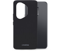 Mobilize Mobilize Rubber Gelly Case Honor 400 Pro Matt Black