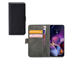 Mobilize Mobilize Classic Gelly Wallet Book Case Motorola Moto G54 Power Black