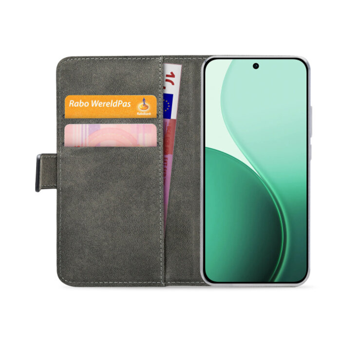 Mobilize Mobilize Classic Gelly Wallet Book Case OPPO Reno 14 5G Black