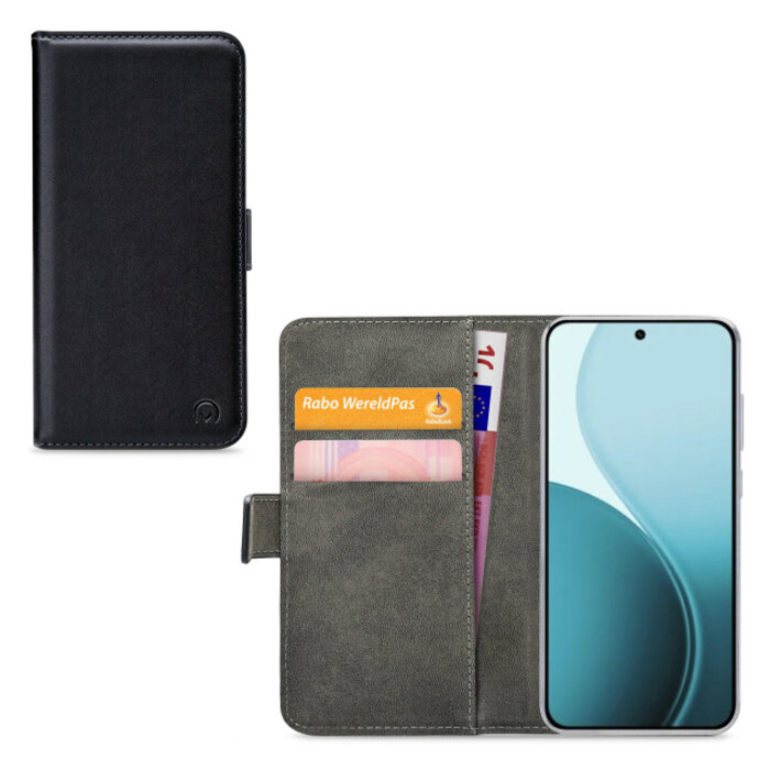 Mobilize Mobilize Classic Gelly Wallet Book Case OPPO Reno 14 Pro 5G Black