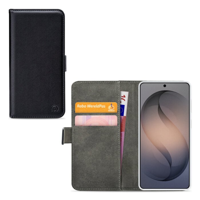 Mobilize Mobilize Classic Gelly Wallet Book Case Samsung Galaxy S26 Ultra 5G Zwart
