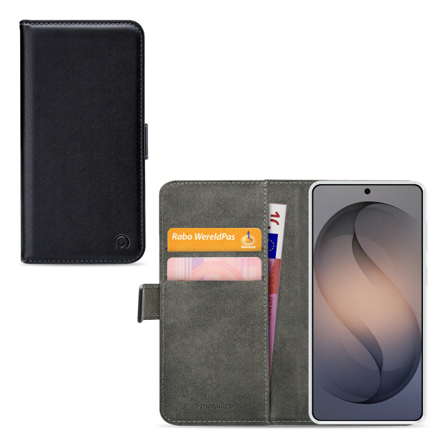 Mobilize Mobilize Classic Gelly Wallet Book Case Samsung Galaxy S26 Ultra 5G Zwart