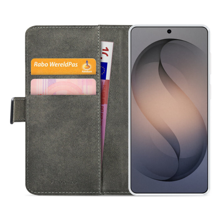 Mobilize Mobilize Classic Gelly Wallet Book Case Samsung Galaxy S26 Ultra 5G Zwart