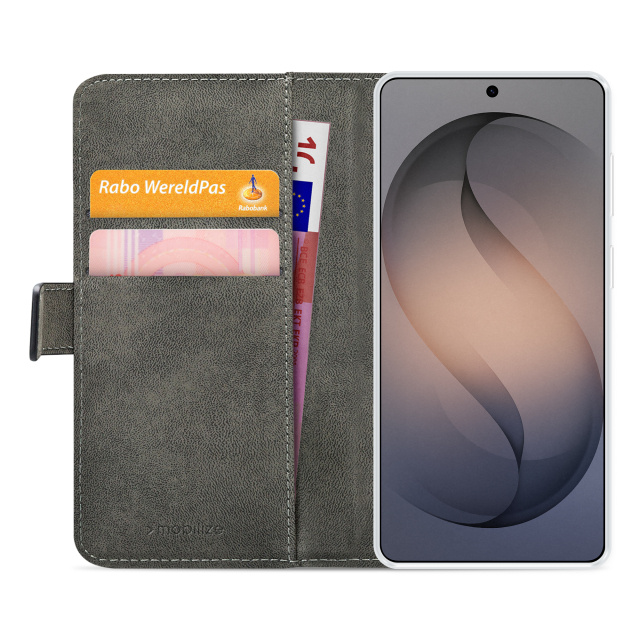 Mobilize Mobilize Classic Gelly Wallet Book Case Samsung Galaxy S26 Ultra 5G Zwart