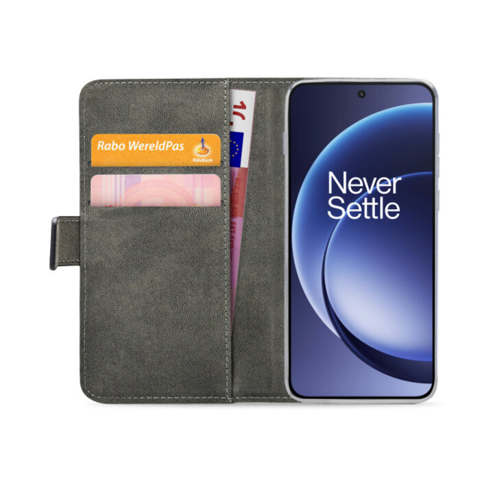Mobilize Mobilize Classic Gelly Wallet Book Case OnePlus 15R Black