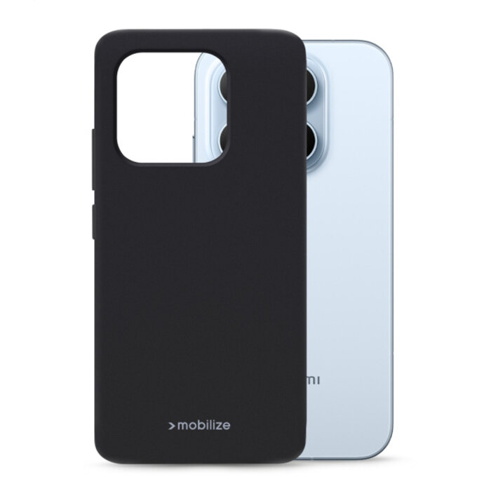Mobilize Mobilize Rubber Gelly Case Xiaomi 17 Matt Black