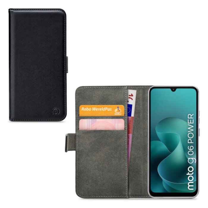 Mobilize Mobilize Classic Gelly Wallet Book Case Motorola Moto G06/G06 Power Black