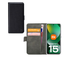Mobilize Mobilize Classic Gelly Wallet Book Case Xiaomi Redmi Note 15 5G Zwart