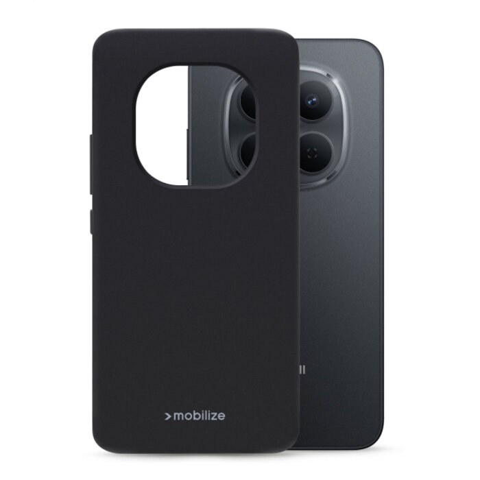 Mobilize Mobilize Rubber Gelly Case Xiaomi Redmi Note 15 Pro Matt Black