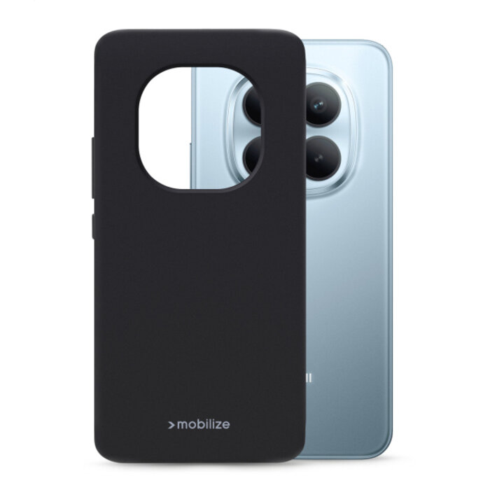 Mobilize Mobilize Rubber Gelly Case Xiaomi Redmi Note 15 Pro+ 5G Matt Black