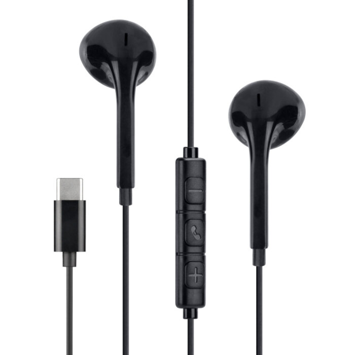 Mobilize Mobilize In-ear Stereo Headset with Remote USB-C Black