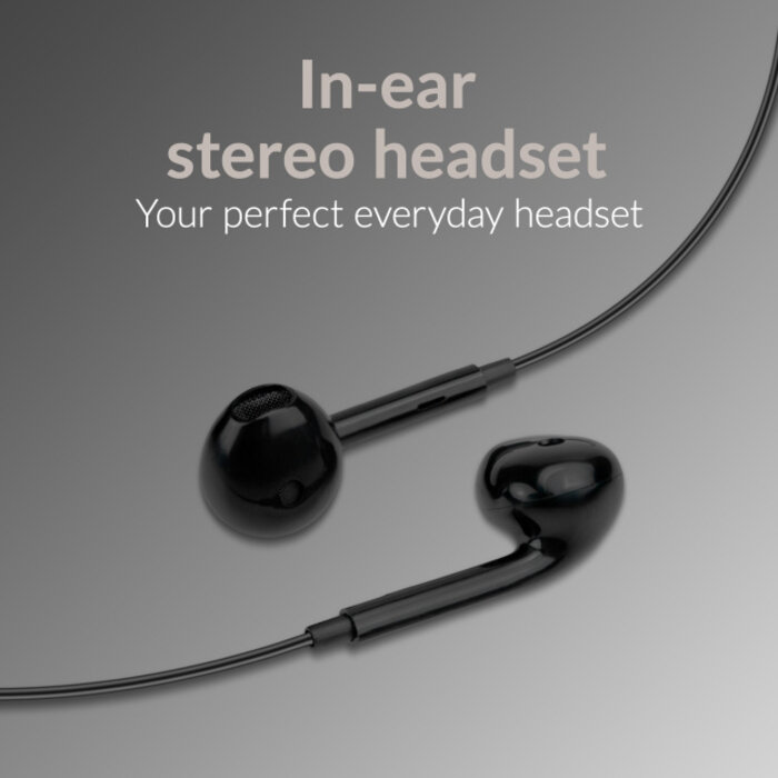 Mobilize Mobilize In-ear Stereo Headset with Remote USB-C Black