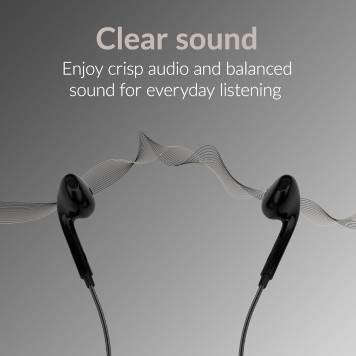 Mobilize Mobilize In-ear Stereo Headset with Remote USB-C Black