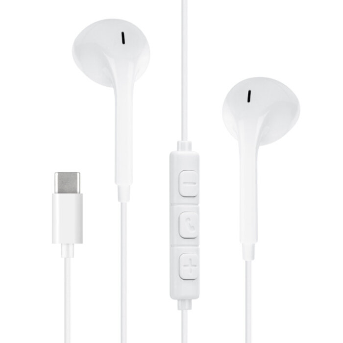 Mobilize Mobilize In-ear Stereo Headset with Remote USB-C White