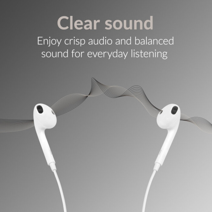 Mobilize Mobilize In-ear Stereo Headset with Remote USB-C White