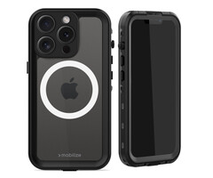 Mobilize Mobilize MagSafe Compatible Waterproof Case Apple iPhone 15 Pro Clear/Black