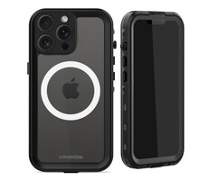 Mobilize Mobilize MagSafe Compatible Waterproof Case Apple iPhone 15 Pro Max Clear/Black