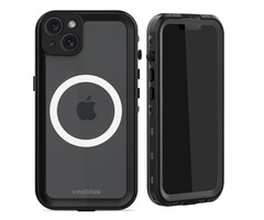 Mobilize Mobilize MagSafe Compatible Waterproof Case Apple iPhone 15 Plus Clear/Black