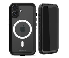 Mobilize Mobilize MagSafe Waterproof Case Apple iPhone 16 - Clear/Black