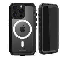 Mobilize Mobilize MagSafe Compatible Waterproof Case Apple iPhone 16 Pro Clear/Black