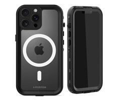 Mobilize Mobilize MagSafe Compatible Waterproof Case Apple iPhone 16 Pro Max Clear/Black