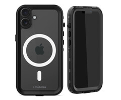 Mobilize Mobilize MagSafe Compatible Waterproof Case Apple iPhone 16 Plus Clear/Black