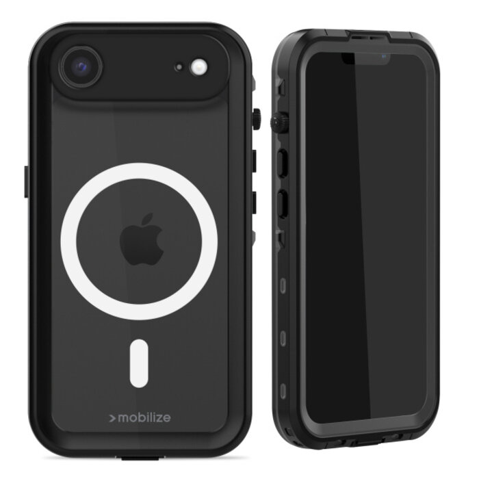 Mobilize Mobilize MagSafe Compatible Waterproof Case Apple iPhone Air Clear/Black